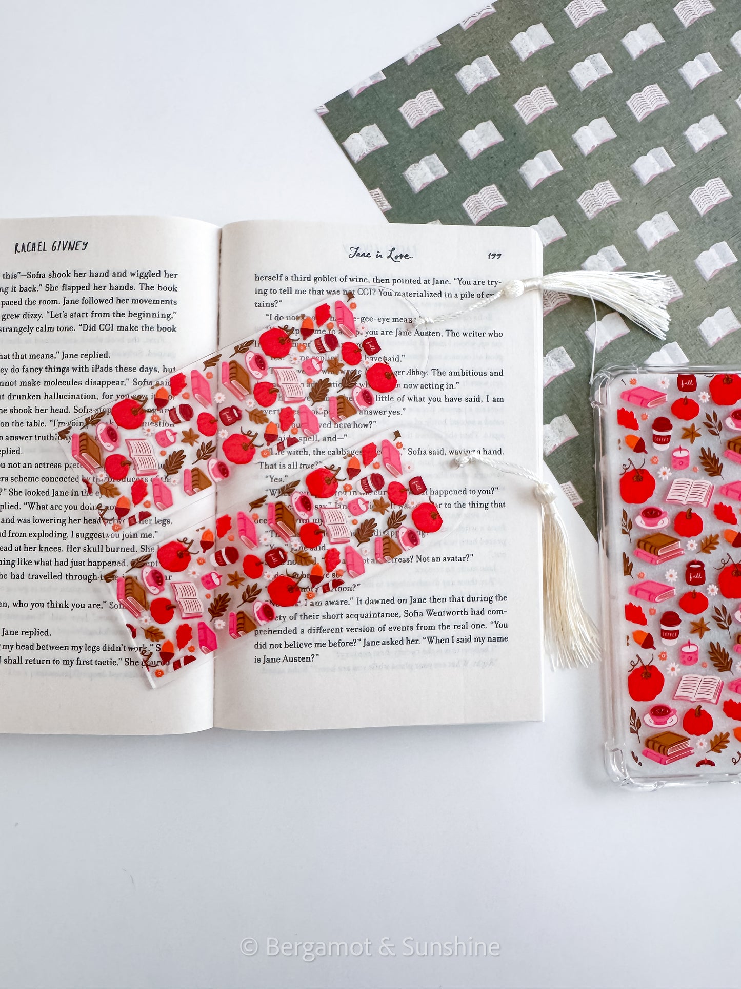 Fall Bookish Bookmark