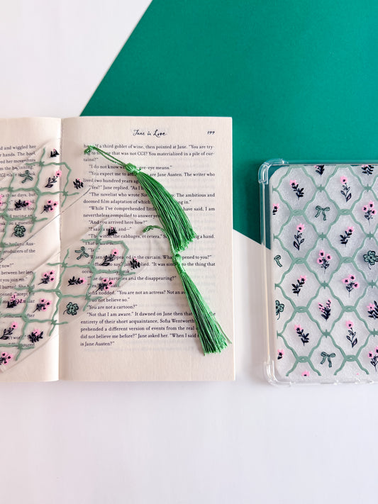 Lucky Coquette Kindle Case and/or Bookmark [Combined Listing] – Aesthetic E-Reader Cover