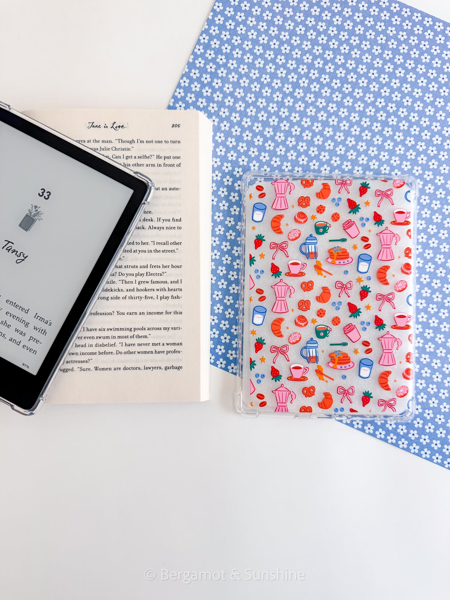 Breakfast Pastries Kindle Case