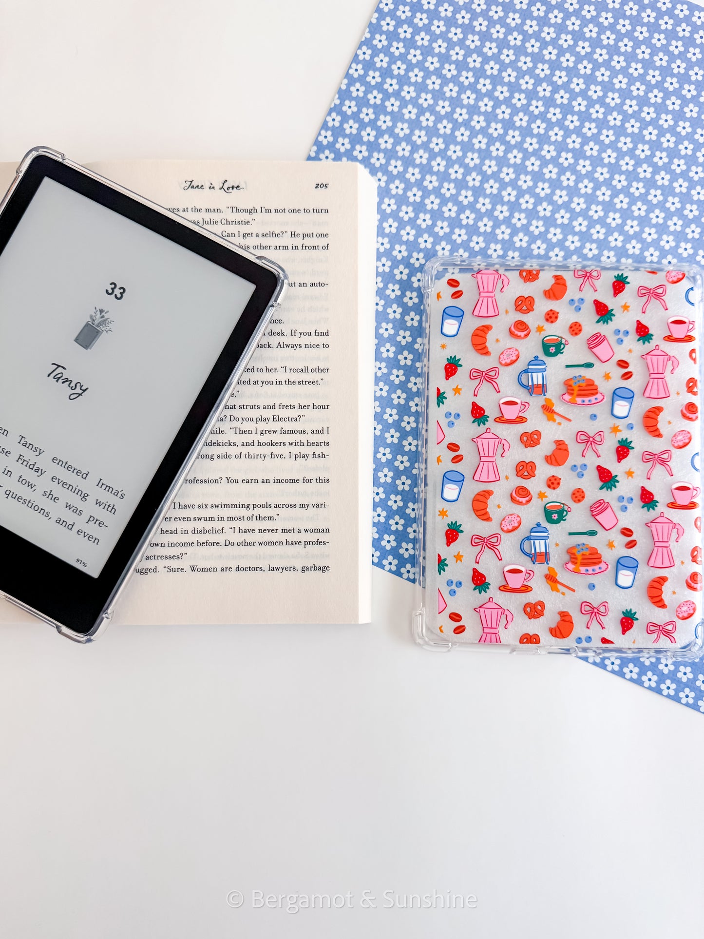 Breakfast Pastries Kindle Case