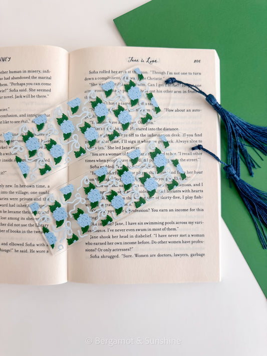 Blue Hydrangeas Bookmark