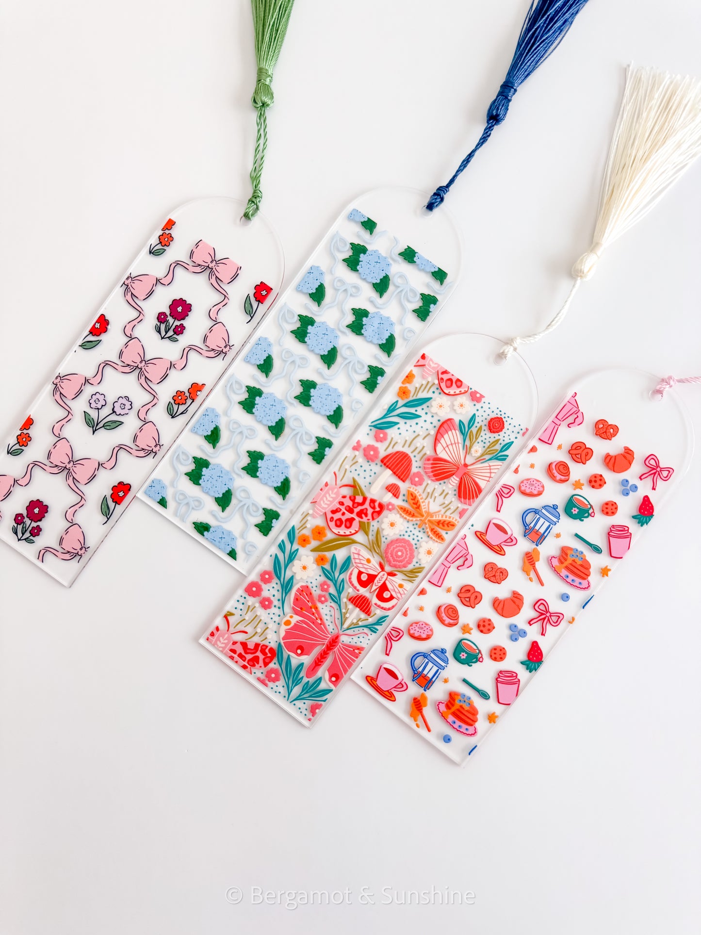 Blue Hydrangeas E Reader Case and/or Bookmark [Combined Listing]