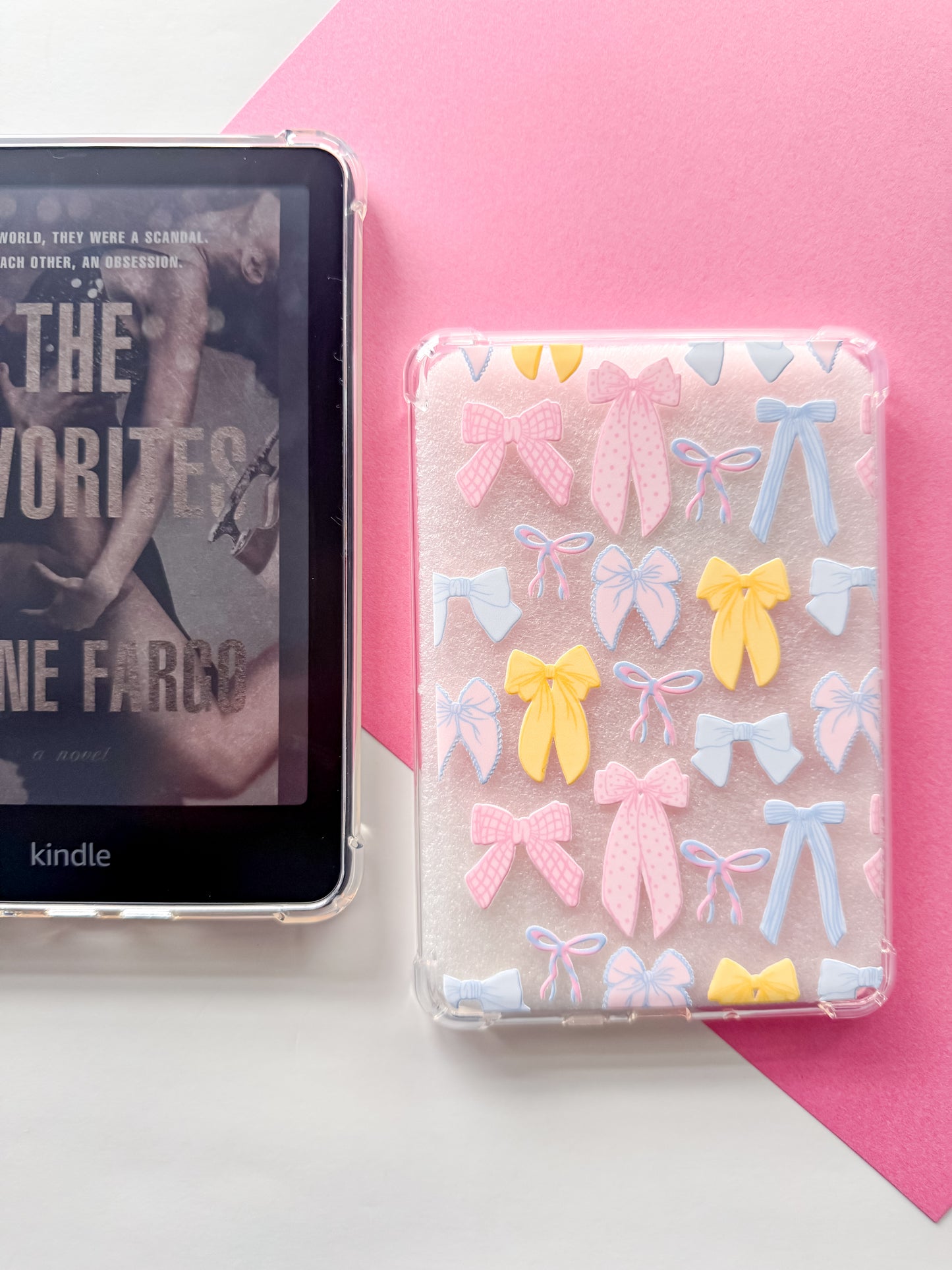 Pastel Bows E reader Case