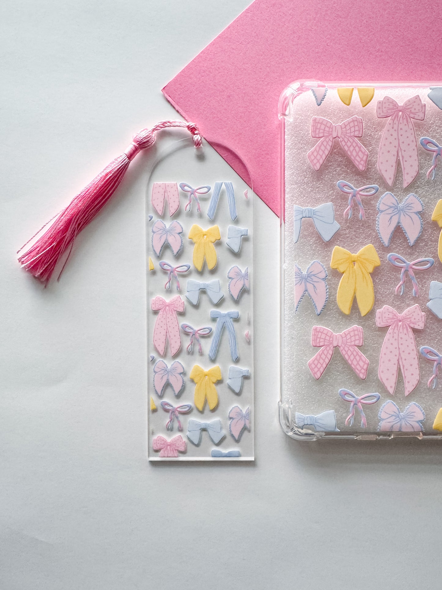 Pastel Bows E reader Case