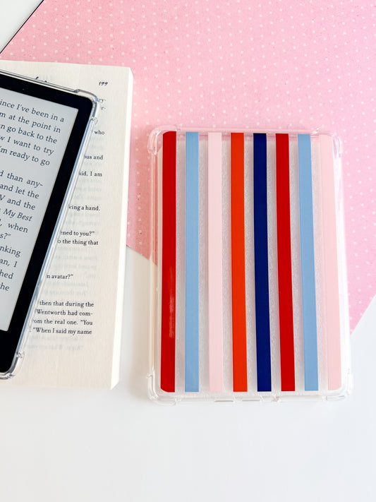Bergamot Stripes Kindle Case
