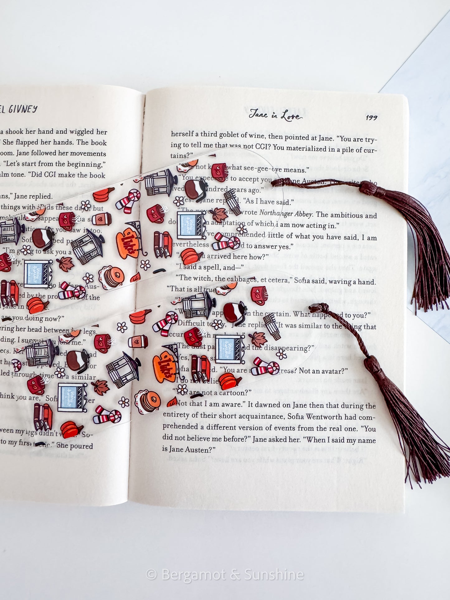 G.G. Meet me at Luke's E Reader Case and/or Bookmark [Combined Listing]