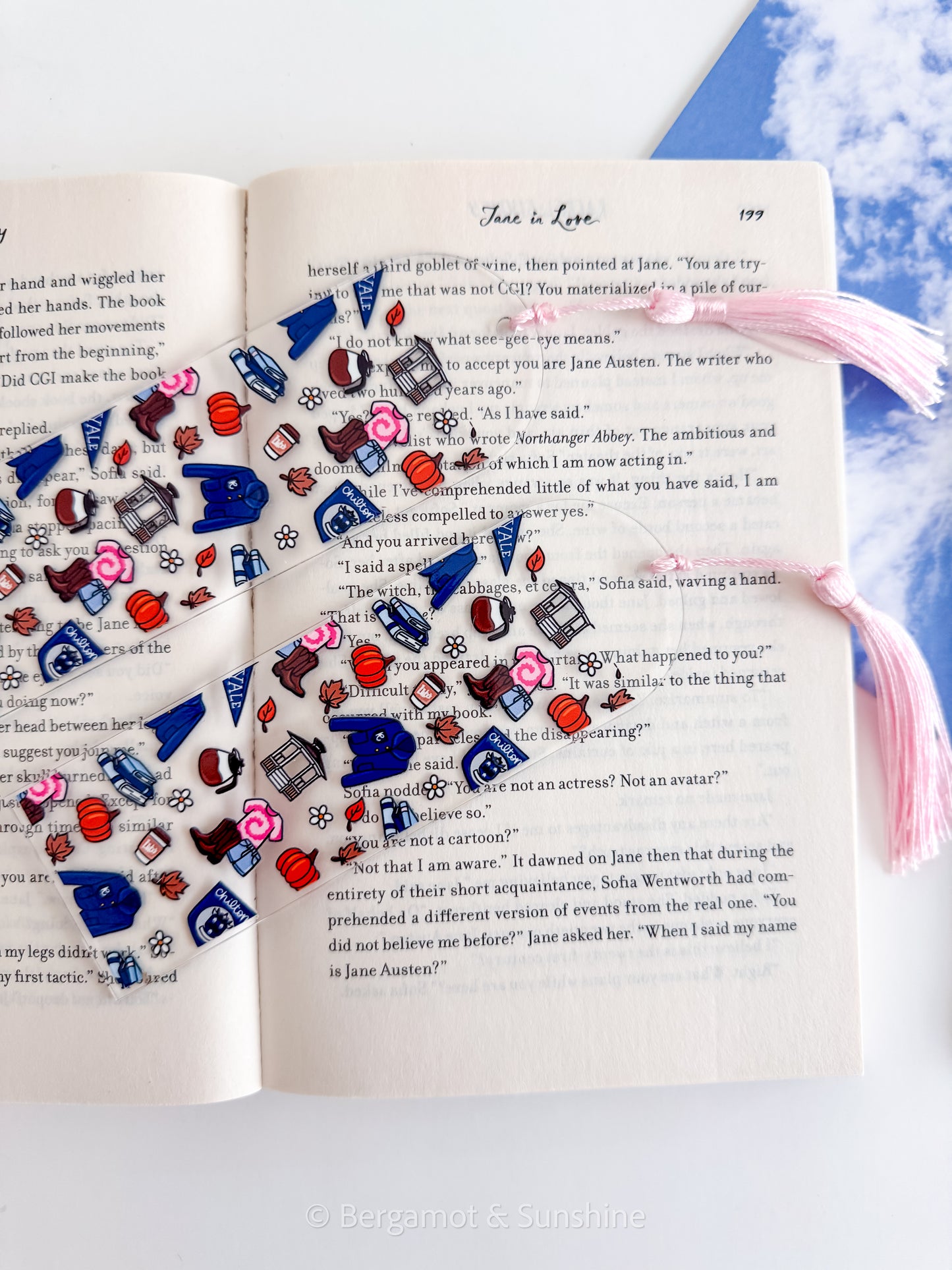 G.G. First Day at Chilton E Reader Case and/or Bookmark [Combined Listing]