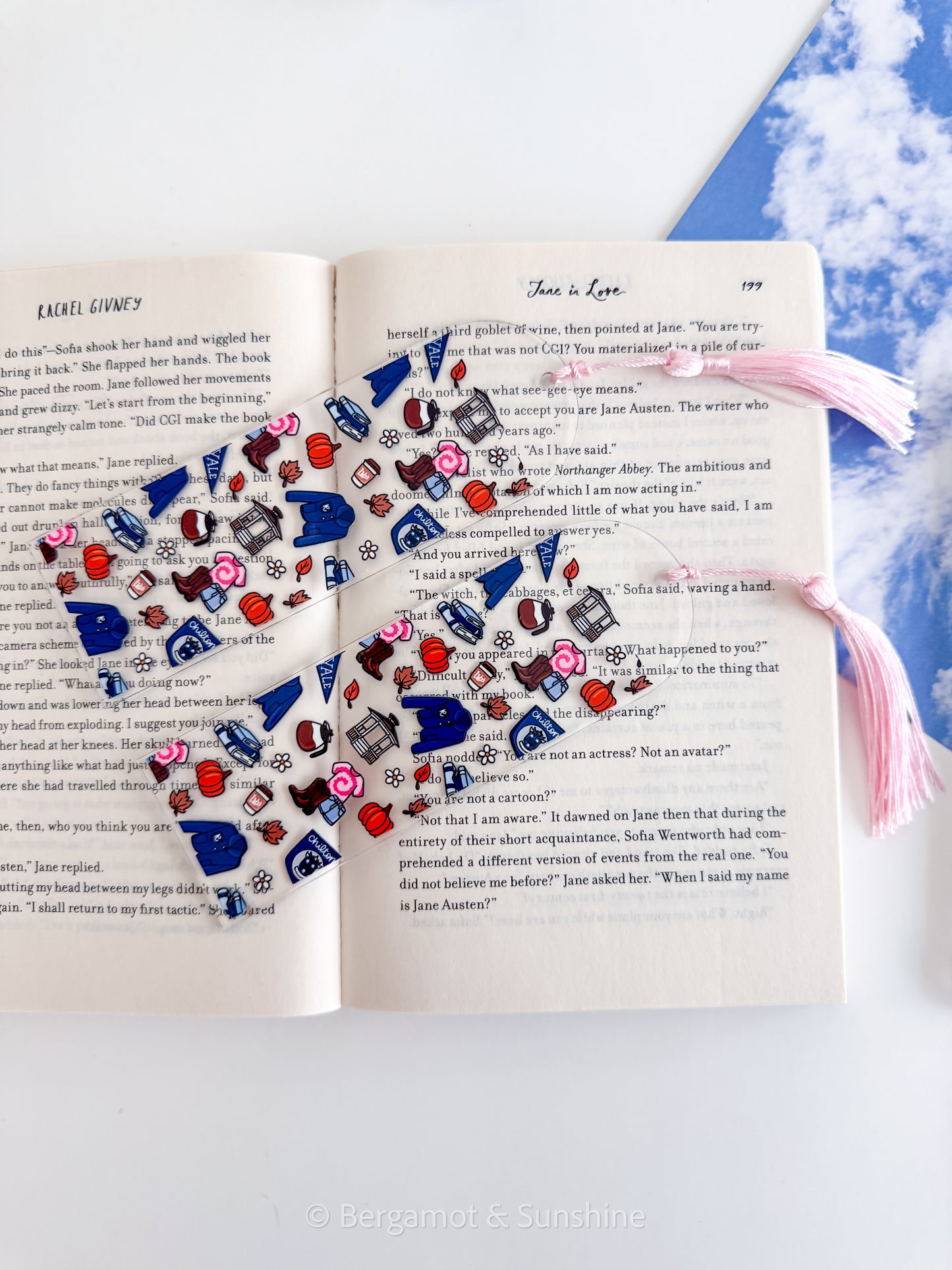 G.G. First Day at Chilton E Reader Case and/or Bookmark [Combined Listing]