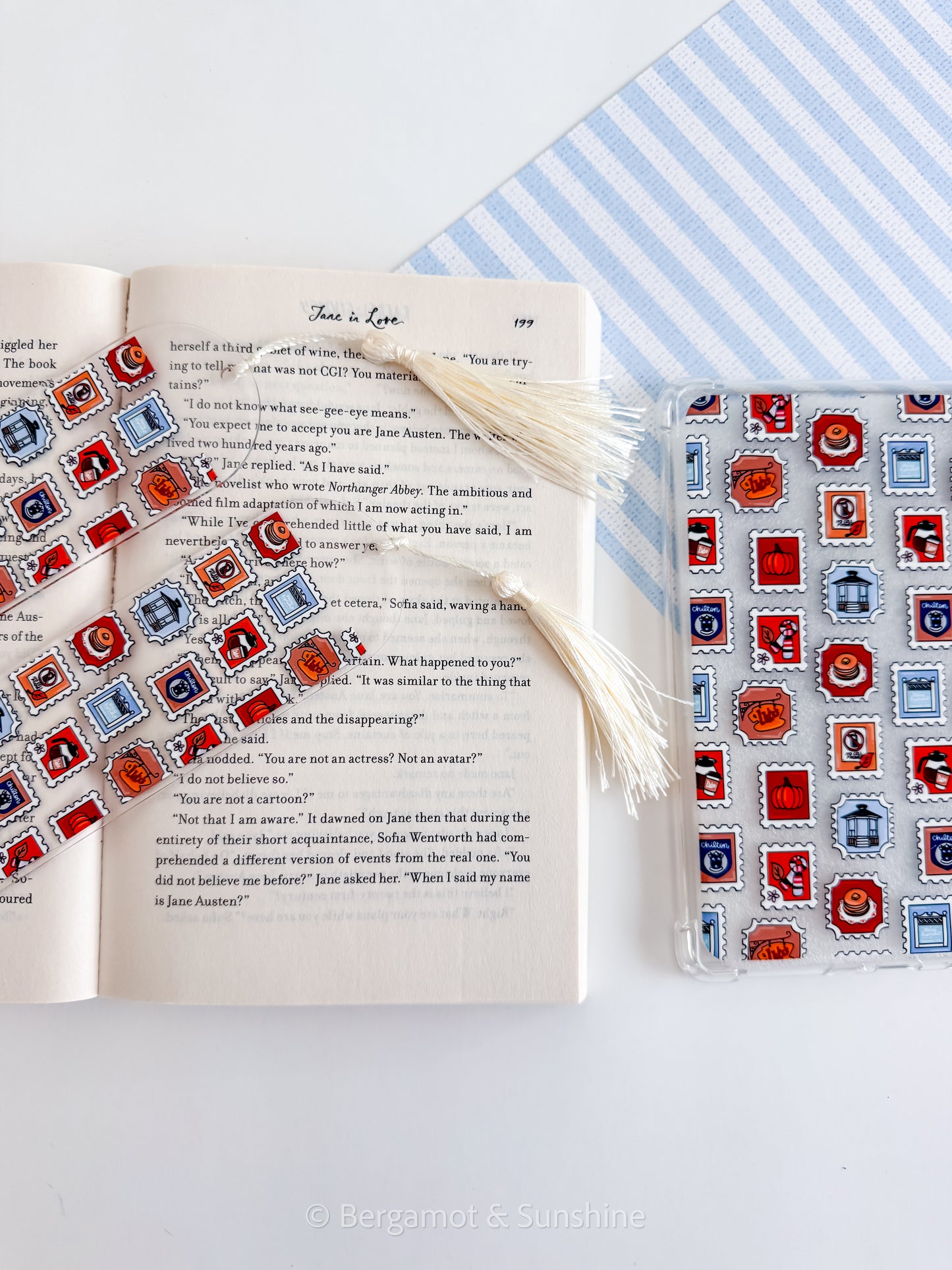 G.G. Stamps Kindle Case and/or Bookmark [Combined Listing]