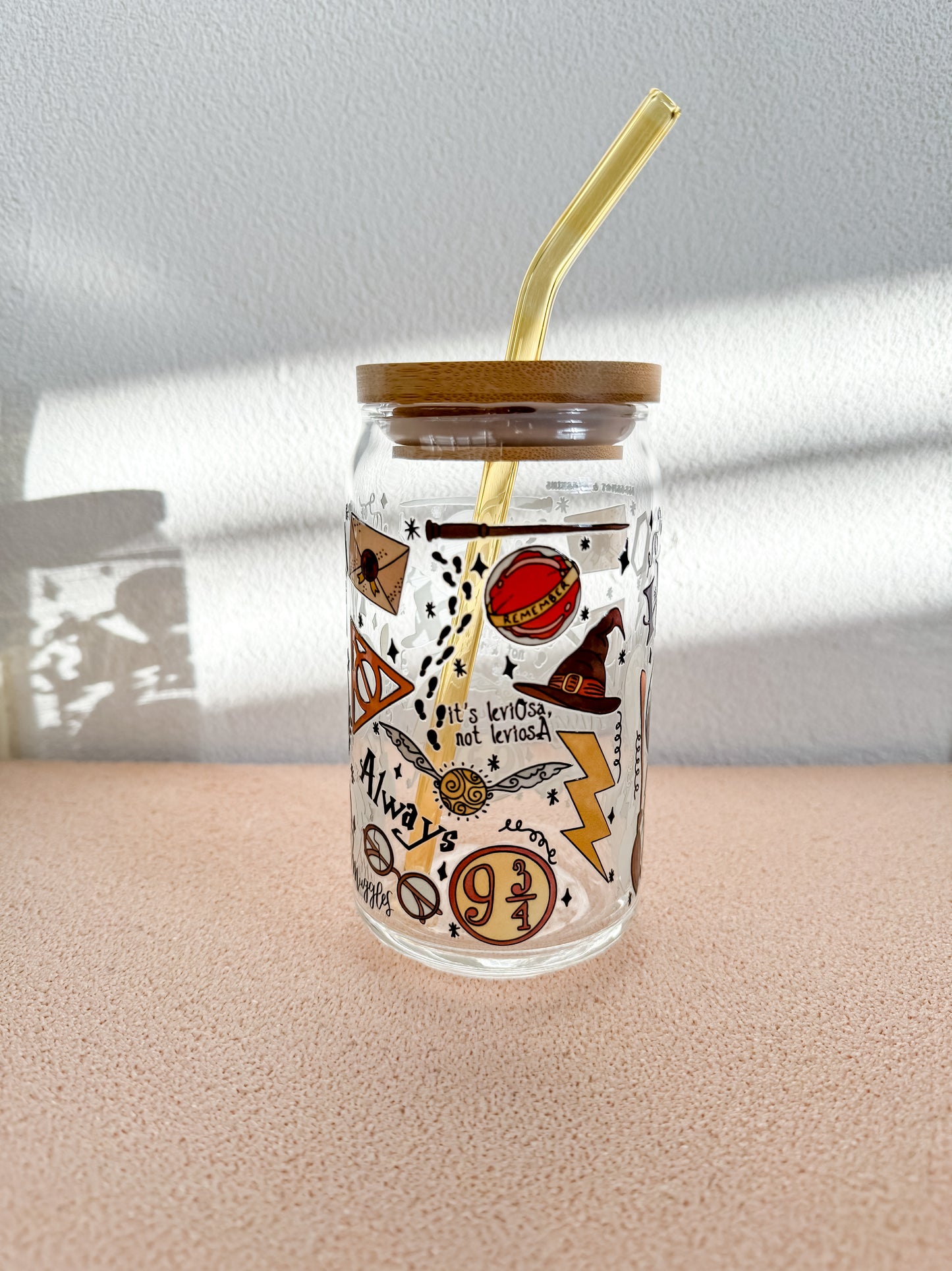 H.P. Wizards 16oz Glass Cup