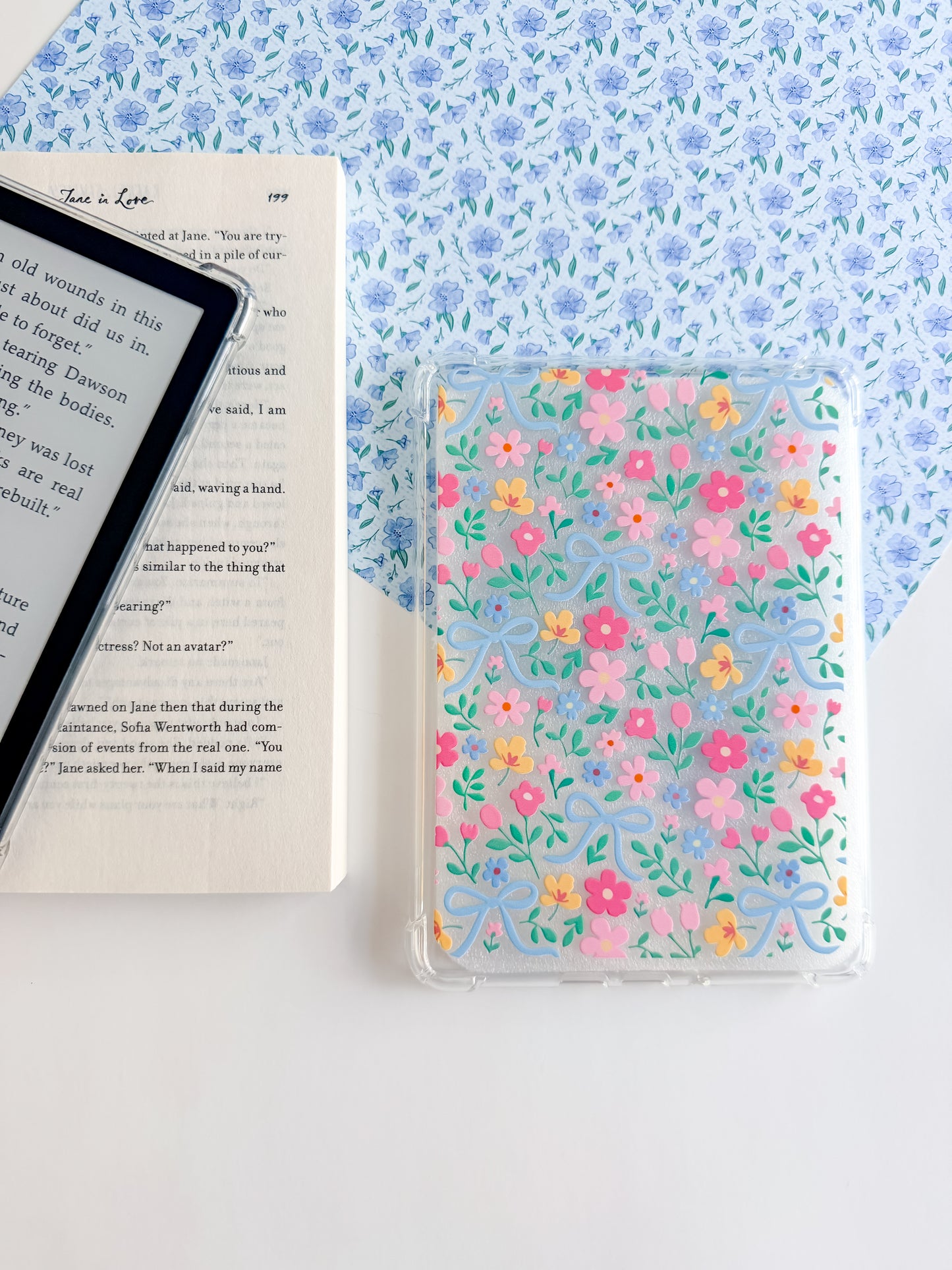 Bloom Where You Read Kindle Case
