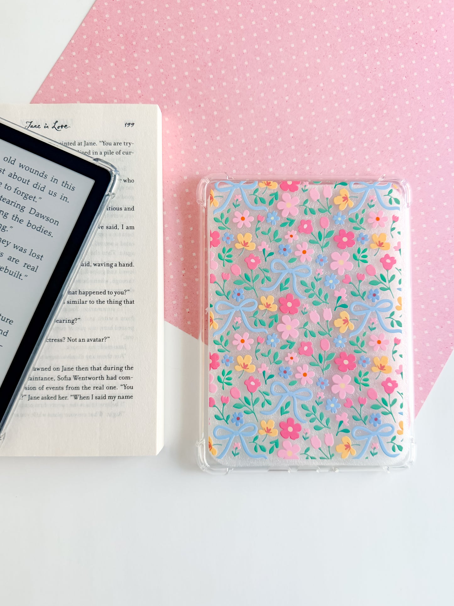 Bloom Where You Read Kindle Case