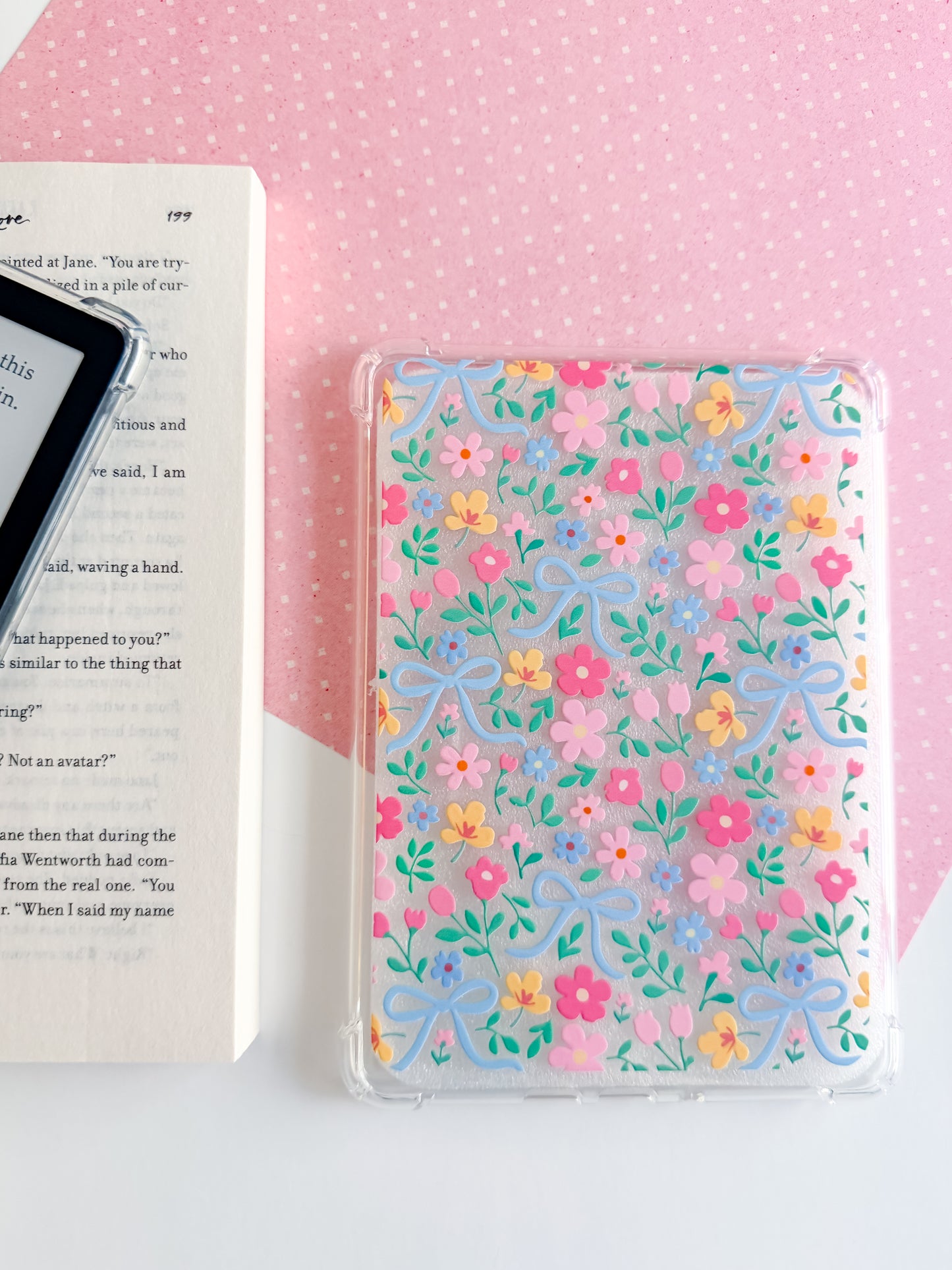 Bloom Where You Read Kindle Case