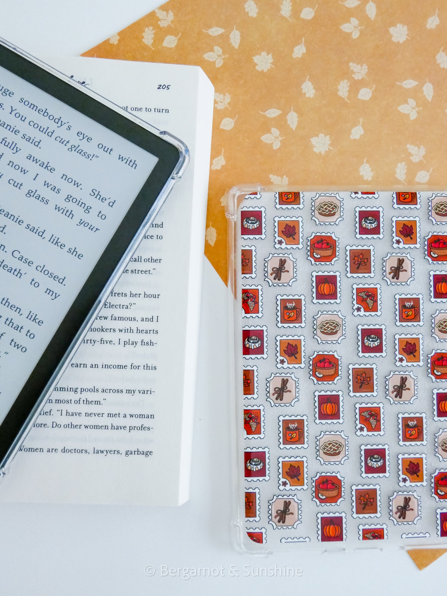 Fall Stamps Kindle Case