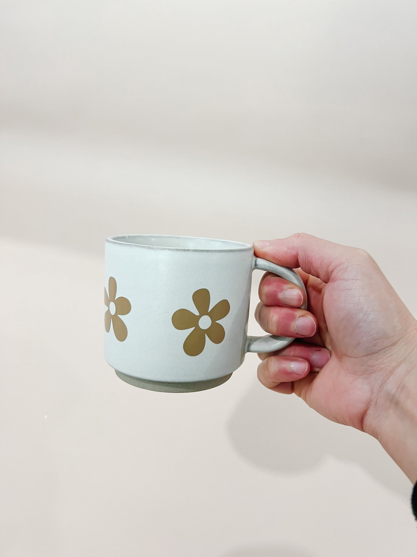 Boho Flower 8oz Stoneware Coffee Mug